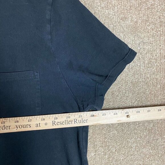 Everlane T-Shirt Mens Size Large Black Uniform Organic Cotton Crew Short Sleeve - Picture 5 of 9